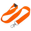 Schlüsselbänder 20mm mit Sicherheitsverschluss, Orange